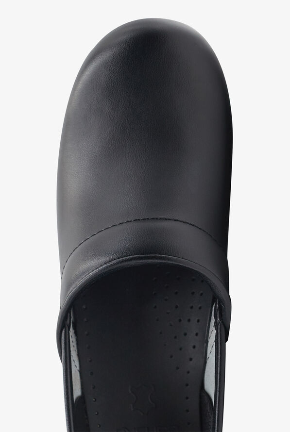 Dansko Unisex Professional Box Leather Clogs - Black Box - 2