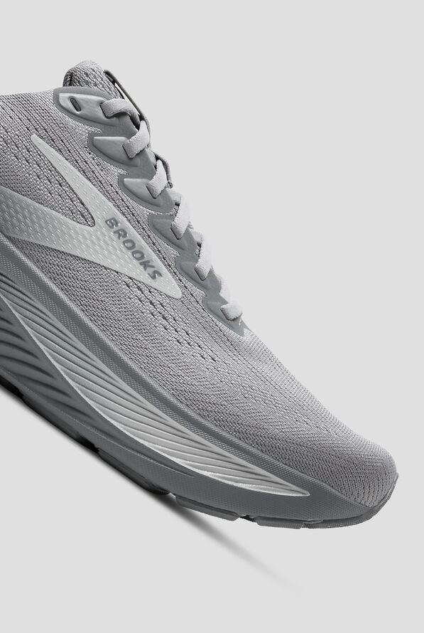 Brooks Men's Ghost 17 Primer Gray/Oyster Mushroom Athletic Lace Up Nursing Shoes - null - 3