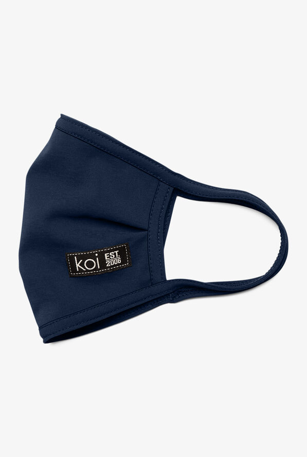 Mascarilla unisex de algodón Koi con filtro - Navy - 2