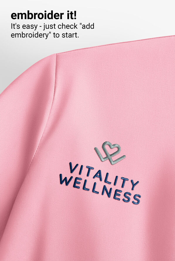 Strictly Scrubs Women's 4-Pocket Scrub Set - Blush - 6