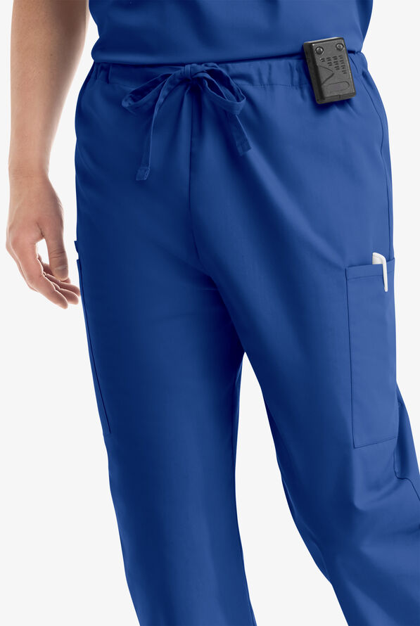 Butter-Soft Core Scrubs Unisex 4-Pocket Cargo Drawstring Scrub Pants- New and Improved - Galaxy - 2