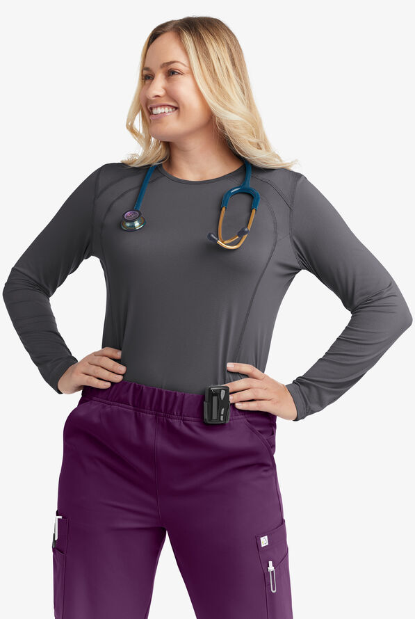 Pantal&oacute;n m&eacute;dico ReSurge by Butter-Soft estilo cargo con 13 bolsillos para mujer **Ligeramente IRREGULAR** - Eggplant - 8