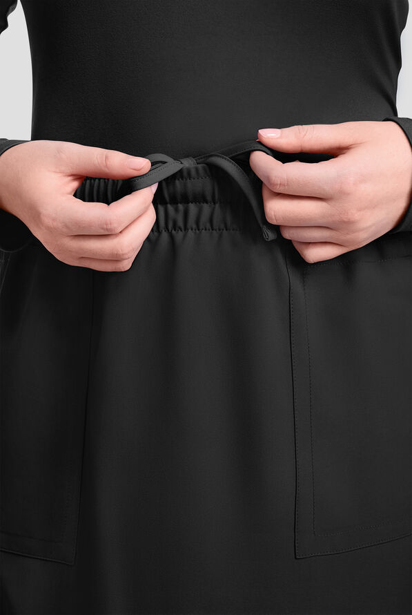 Cherokee Workwear Originals Ultra Women's 3-Pocket Pull-On Maxi Scrub Skirt - Black - 3