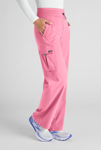 Pantal&oacute;n m&eacute;dico Grey's Anatomy by Barco Emerge Teagan STRETCH de tiro alto con piernas anchas y 6 bolsillos para mujer