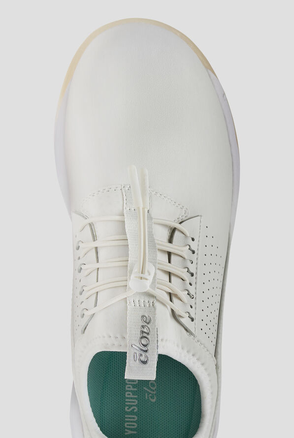 Clove Classic Brilliant White Women's Bungee Athletic Shoe - White - 2