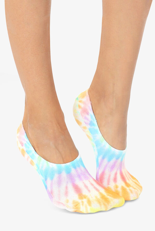 Living Royal Pastel Tie Dye Women's No Show Socks - null - 1