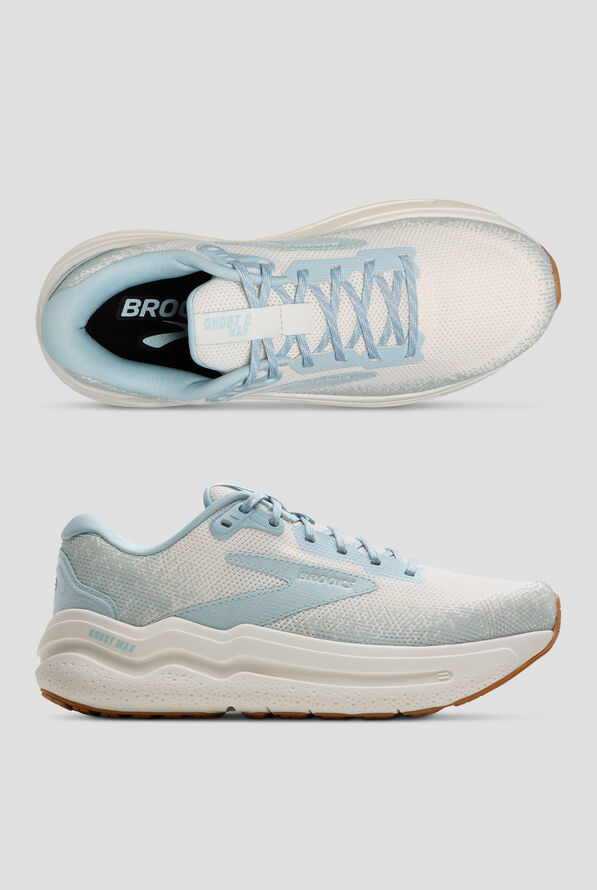 Zapatillas deportivas Brooks Ghost Max 2 Coconut Milk/Winter Sky con cordones para mujer - null - 1