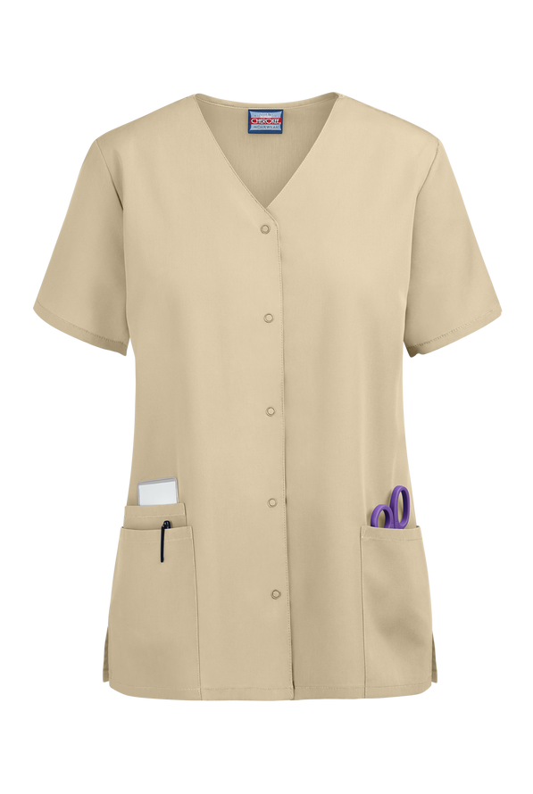 Cherokee 4770 Snap Front Scrub TopCherokee Workwear Scrubs