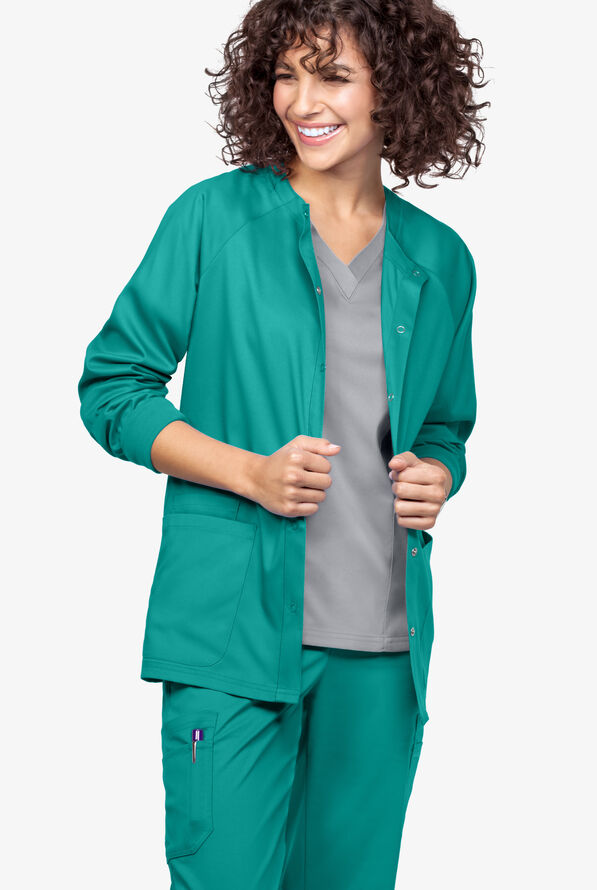 Enfermera En Apuros Chaqueta De Exfoliante Warm-Up De Cuello