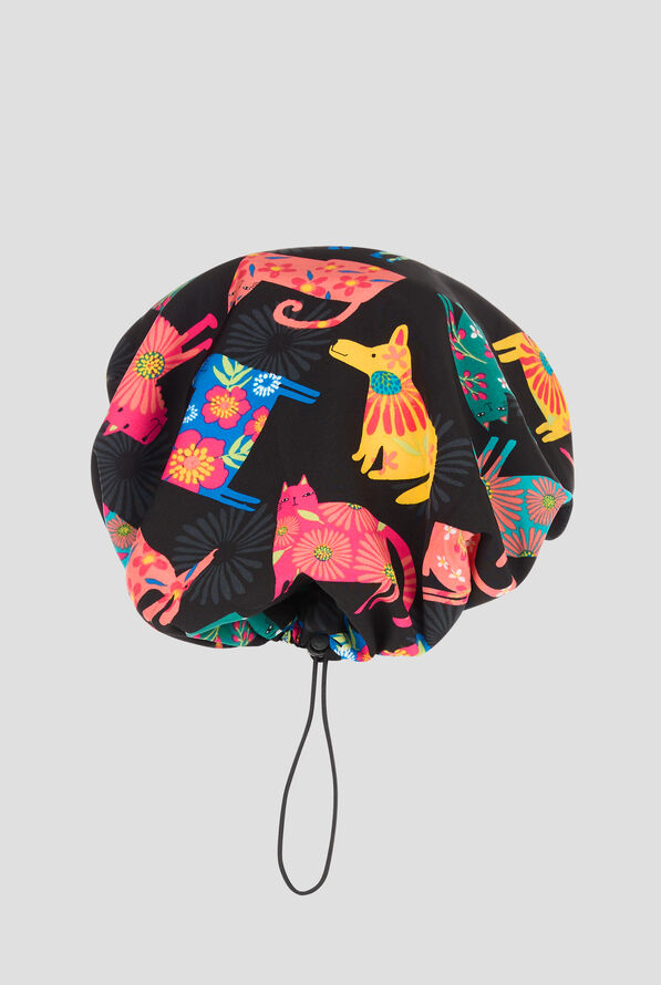 Gorro m&eacute;dico estampado Zoe & Chloe Pawsitive Vibes STRETCH estilo bouffant para mujer - null - 2