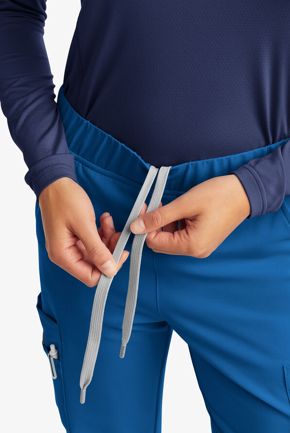 Butter-Soft Women's 13-Pocket Cargo Scrub Pants **Slightly IRREGULAR**&nbsp; - Royal - 3