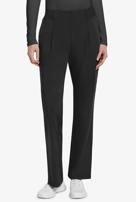 Cherokee Atmos Women's 4-Pocket STRETCH Coolmax Cargo Moderate Flare Scrub Pants