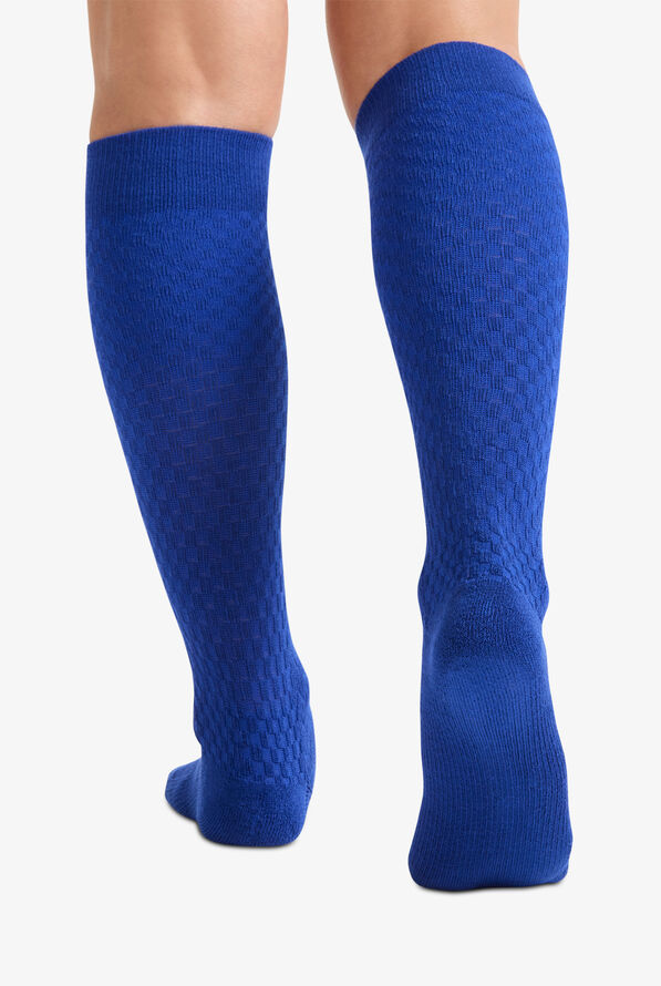 Cherokee True Support Women's 10-15 mmHg Wide Light Compression Socks - Electric Blue - 2