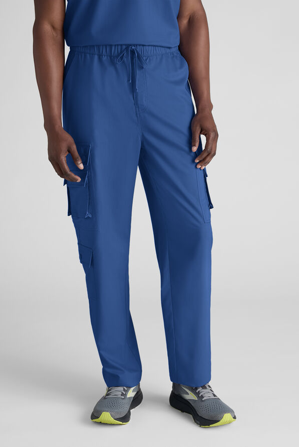 Advantage STRETCH Men's 10-Pocket Cargo Scrub Pant - Royal - 1