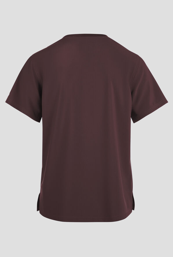 Carhartt Cross-Flex Men's 2-Pocket STRETCH Crew Neck Scrub Top - Dark Sepia - 2