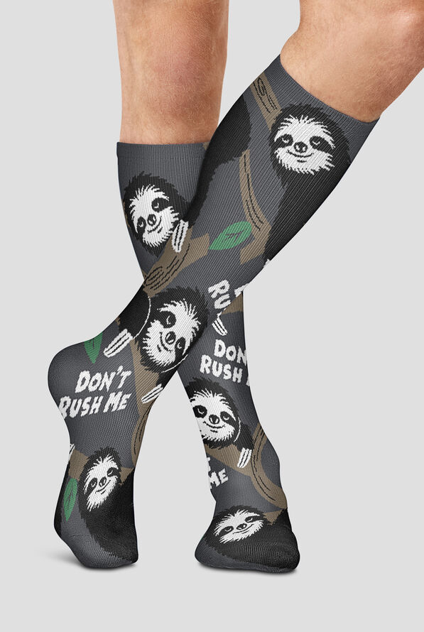 Cherokee Don't Rush Me Men's 10-15 mmHG Light Compression Socks - null - 1