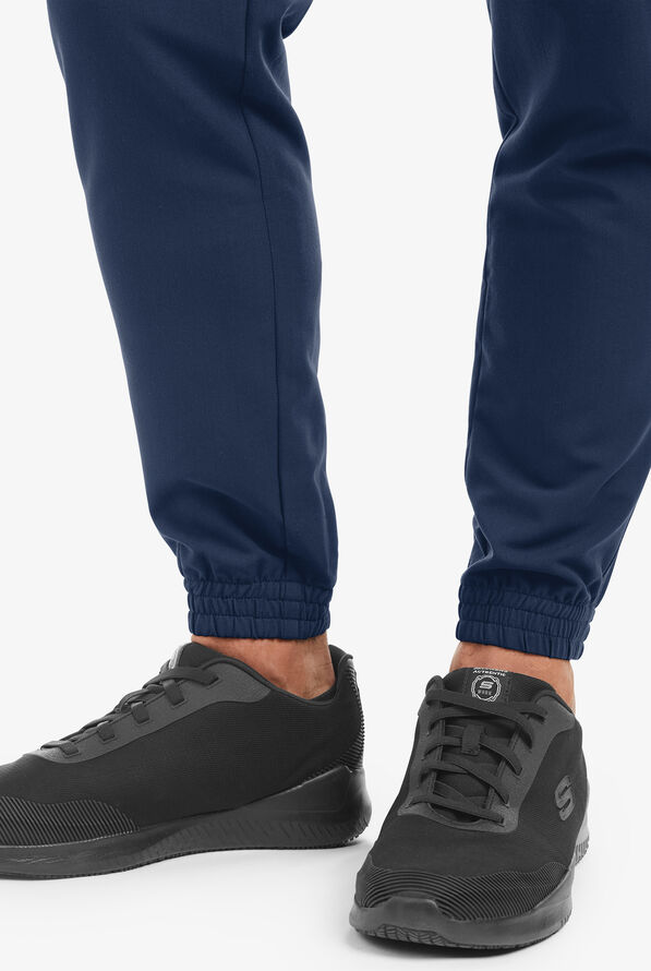 MOVEMENT by Butter-Soft Polaris Men's 10-Pocket Jogger STRETCH Scrub Pants - Navy - 4