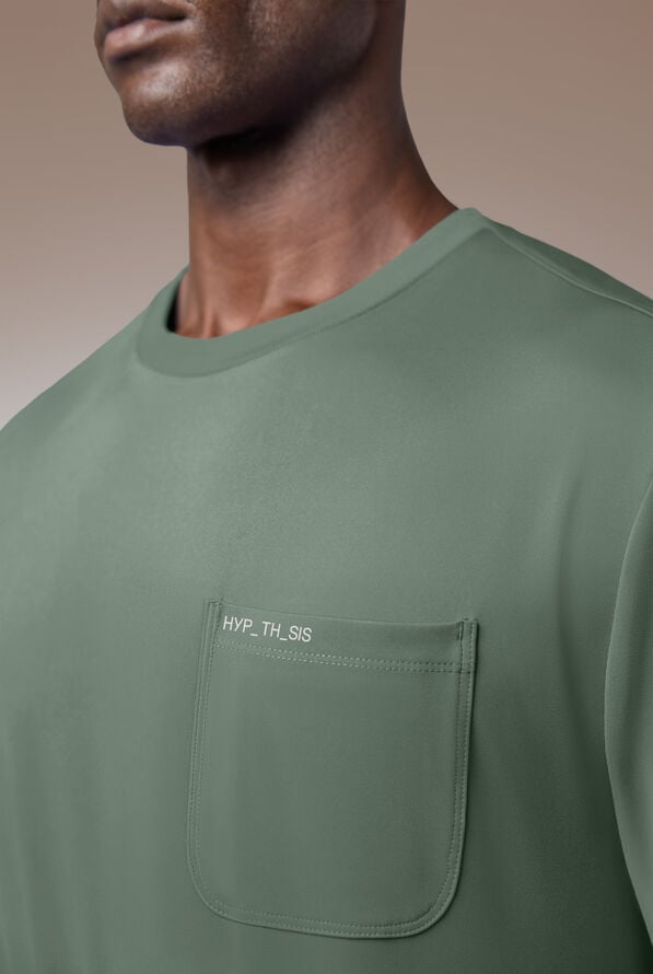 Hypothesis Omni Base Men's Knit Crew Neck Scrub Pullover - Mineral - 4