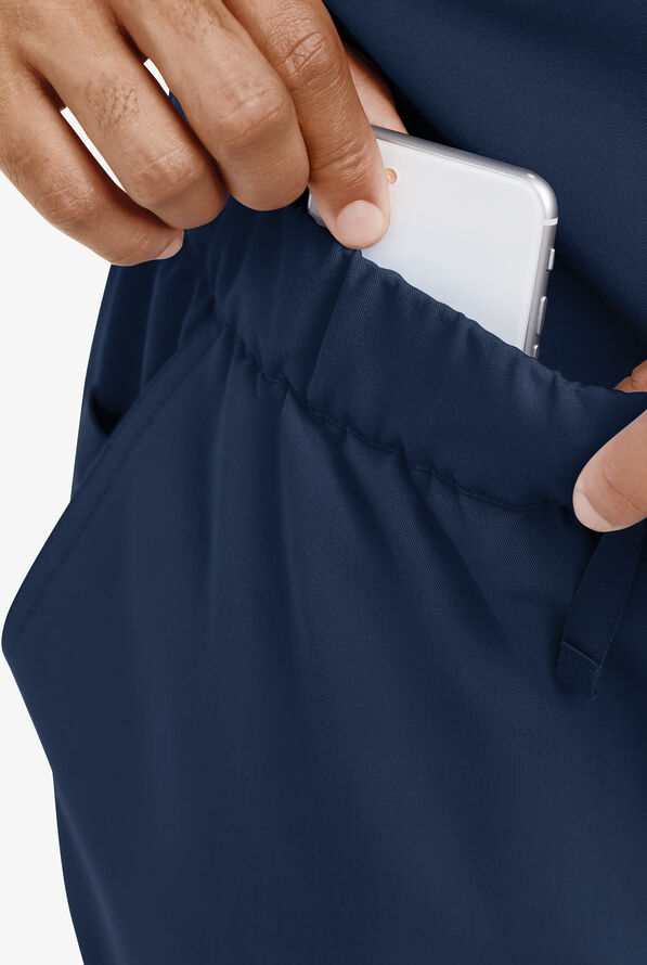 Pantal&oacute;n m&eacute;dico MOVEMENT by Butter-Soft STRETCH Hadar estilo cargo con 9 bolsillos para hombre - Navy - 5