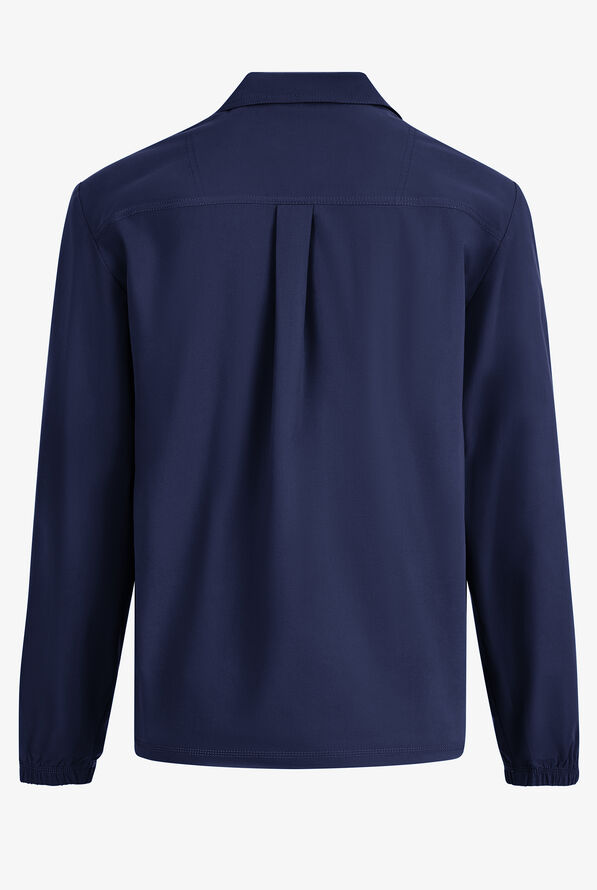 Dickies Forge Men's 3-Pocket Snap Front Scrub Jacket - Navy - 2