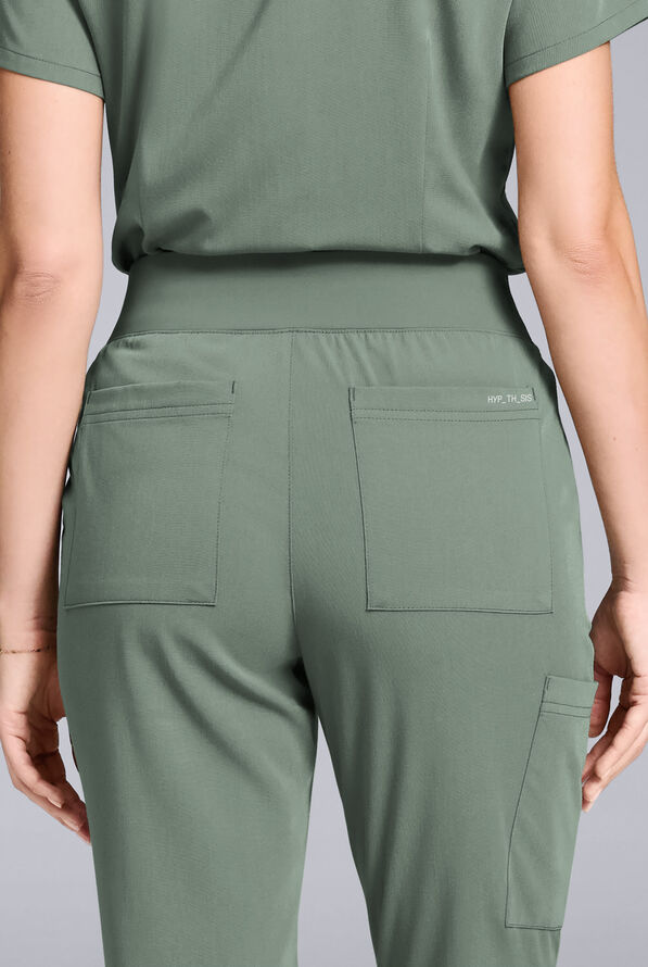 Hypothesis Women's Base 6-Pocket Jogger Scrub Pant - Mineral - 3