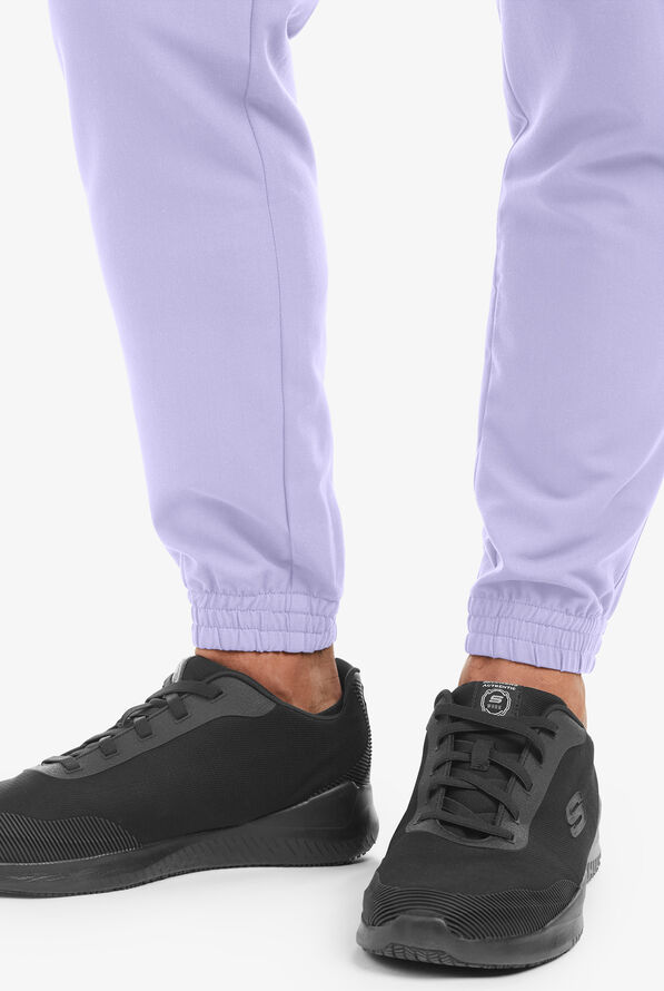 MOVEMENT by Butter-Soft Polaris Men's 10-Pocket Jogger STRETCH Scrub Pants - Grape Haze - 4
