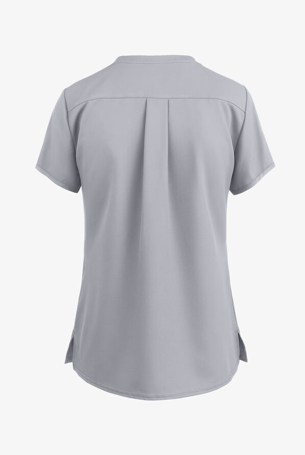 Med Couture Insight Women's 3-Pocket V-Neck Scrub Top - Cloud - 3
