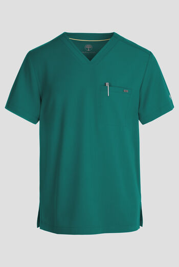 Camisa m&eacute;dica Healing Hands Quest STRET CH con cuello en V y 1 bolsillo para hombre