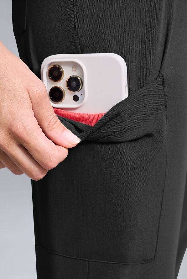 Hypothesis Women's Crew Neck & Jogger Scrub Set - Jet Black - 6