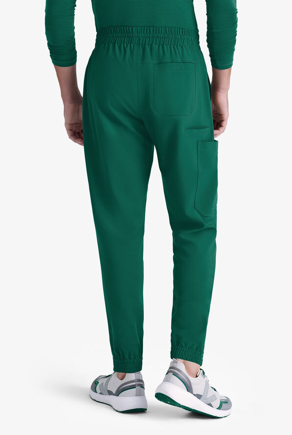 Grey's Anatomy by Barco Evolve STRETCH Voyager Men's 5-Pocket Cargo Jogger Scrub Pants - Hunter - 3