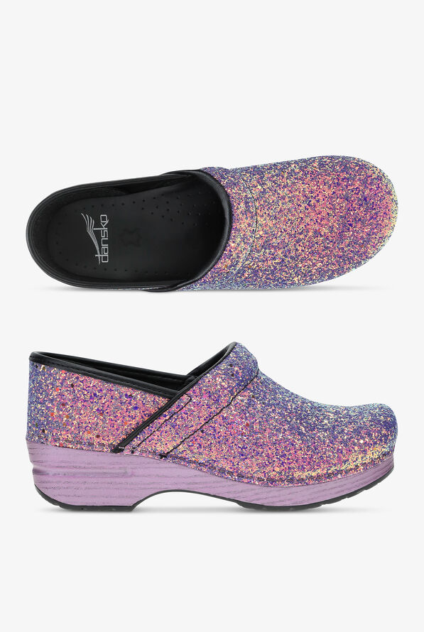Dansko Women's Professional Lilac Glitter Clog - null - 1