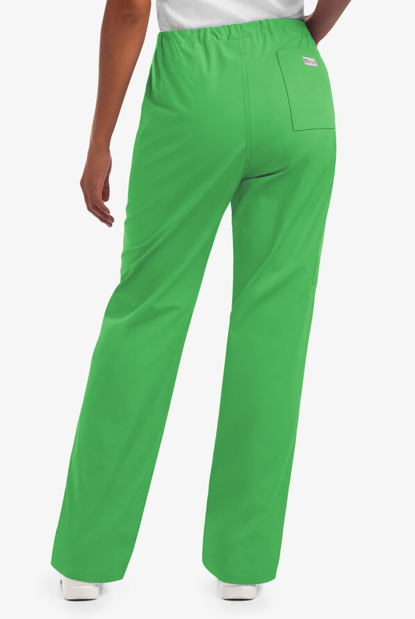 UA Best Buy Scrubs Unisex 3-Pocket Drawstring Pant - Gecko Green - 3