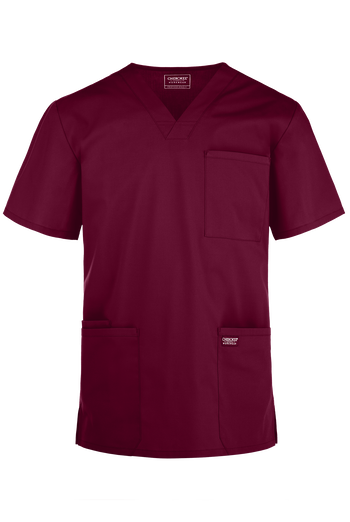 Cherokee Workwear Professionals Men's 4-Pocket STRETCH V-Neck Scrub Top