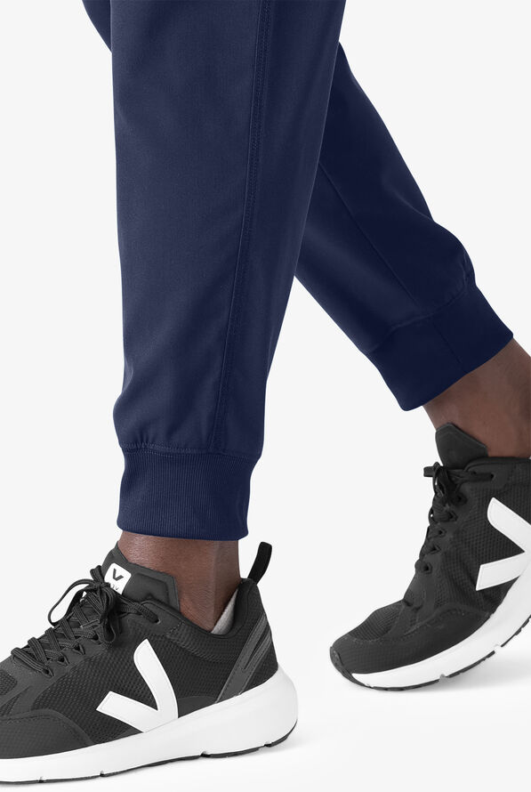 Grey's Anatomy by Barco Spandex STRETCH Murphy Men's 5-Pocket Cargo Jogger Scrub Pants - Indigo - 4