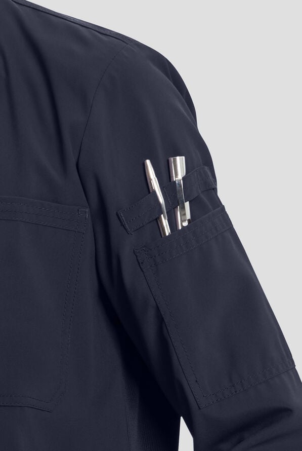 Chaqueta m&eacute;dica Cherokee Infinity con cremallera y 5 bolsillos para hombre - Navy - 5