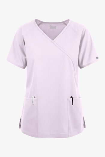 Blusa m&eacute;dica Butter-Soft Originals estilo cruzado con 3 bolsillos para mujer