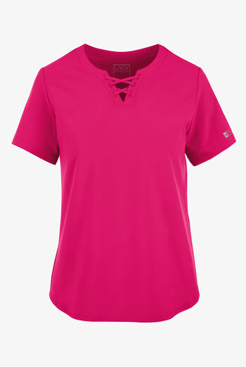 Blusa m&eacute;dica Easy STRETCH GiGi con detalle de lazos para mujer