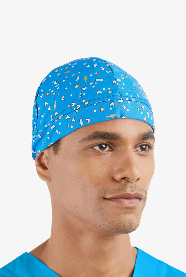 UA Shape the World Unisex Drawstring STRETCH Print Scrub Hat - null - 3