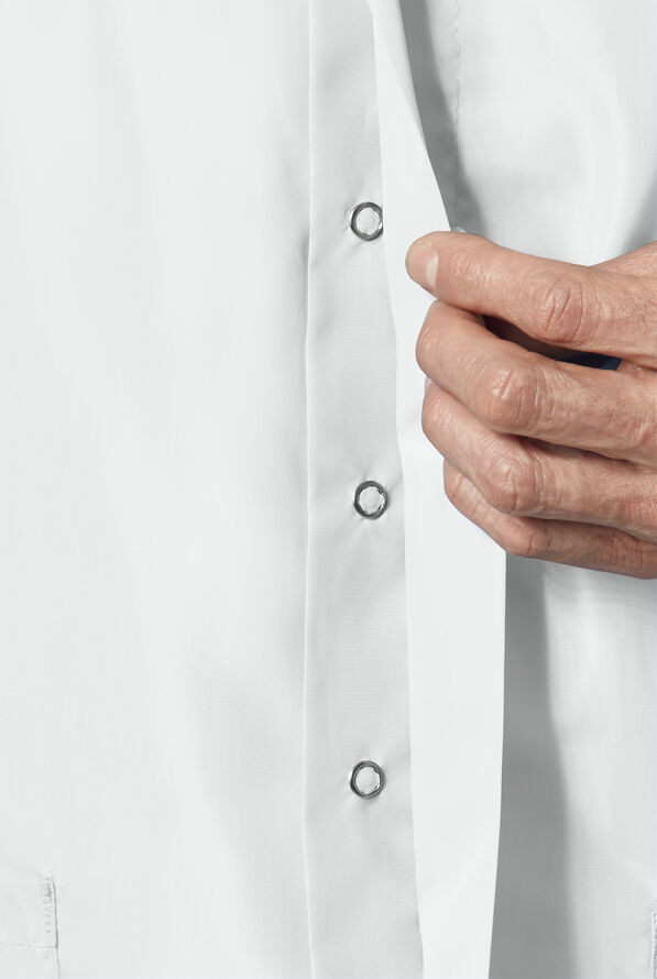 Fashion Seal Unisex 42" 2-Pocket Lab Coat - White - 3