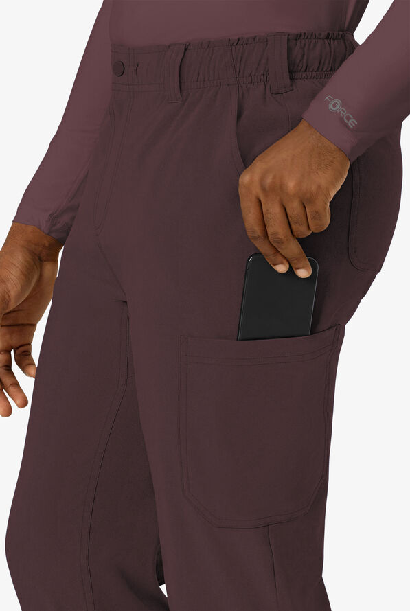 Carhartt Cross-Flex Men's 8-Pocket STRETCH Utility Cargo Scrub Pants - Dark Sepia - 2