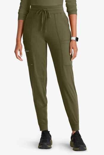 Barco One Performance Knit Pro Women's 5-Pocket STRETCH Cargo Jogger Scrub Pant