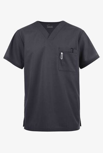 Camisa m&eacute;dica Butter-Soft Originals con cuello en V y 3 bolsillos para hombre