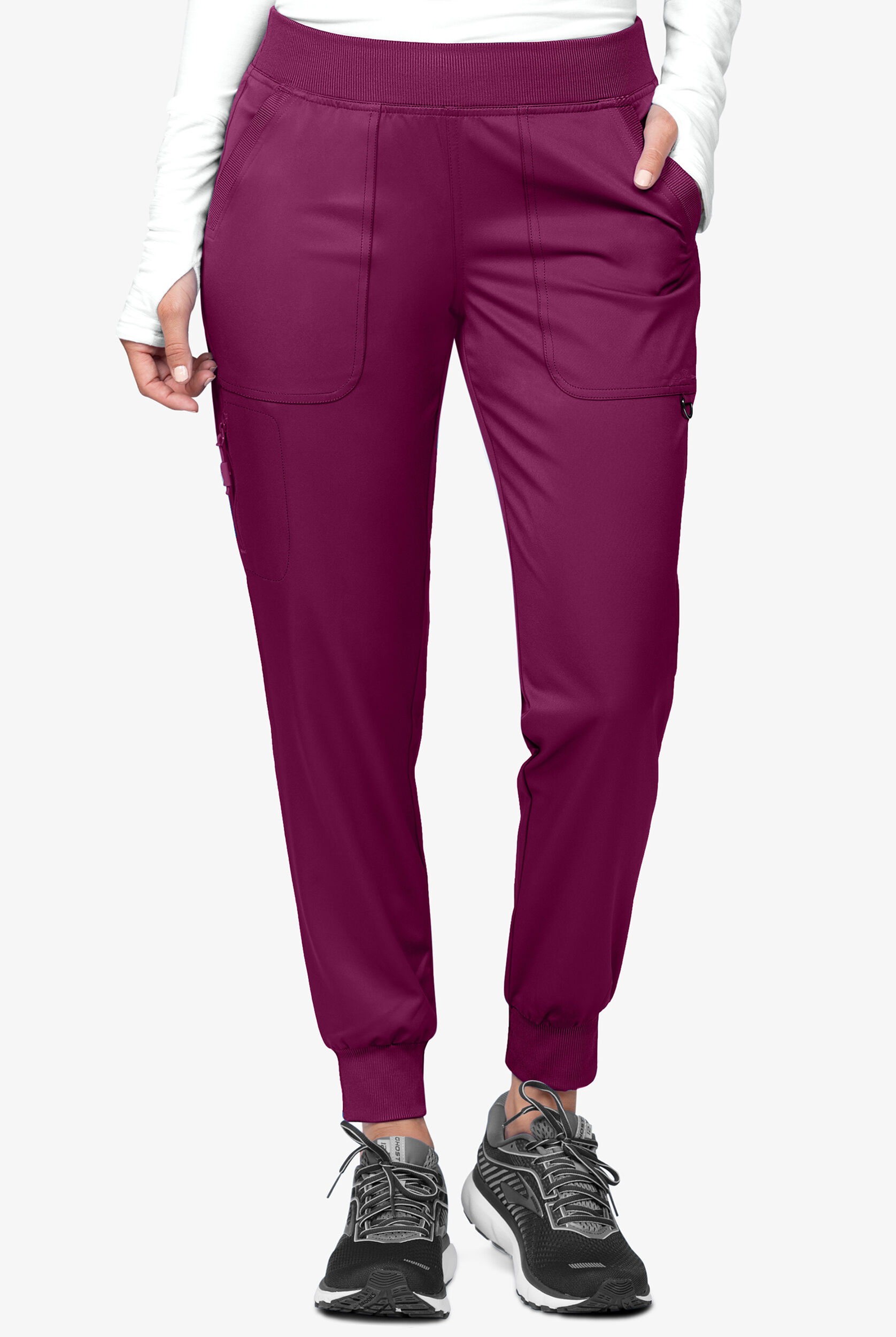 Pantalón médico Zavate Ava Therese estilo jogger para mujer, Pantalones  Médicos estilo Jogger