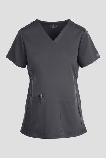 Med Couture Touch Maternity Women's 2-Pocket STRETCH V-Neck Scrub Top