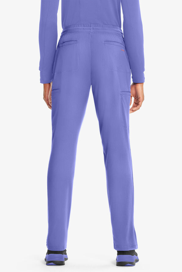 Pantal&oacute;n m&eacute;dico Infinity GNR8 STRETCH estilo cargo con piernas rectas y 6 bolsillos - Ceil Blue - 3