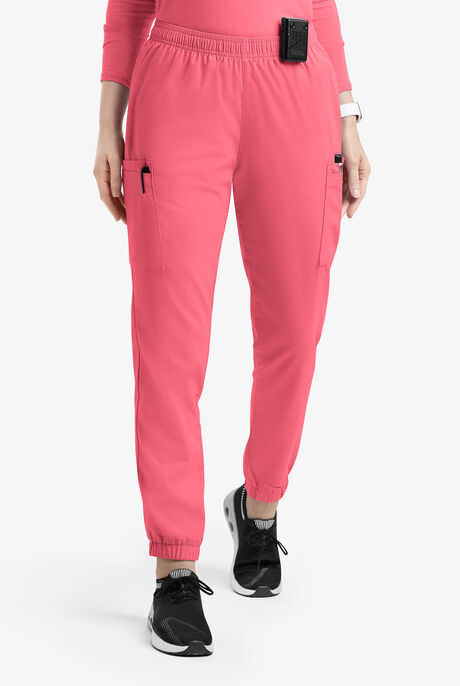 Butter-Soft Originals Women's 7-Pocket Tapered Jogger Cargo Scrub Pants