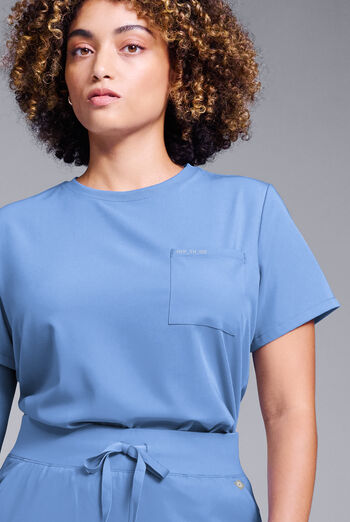 Hypothesis Women's Base Crew-Neck Tuck-In Scrub Top