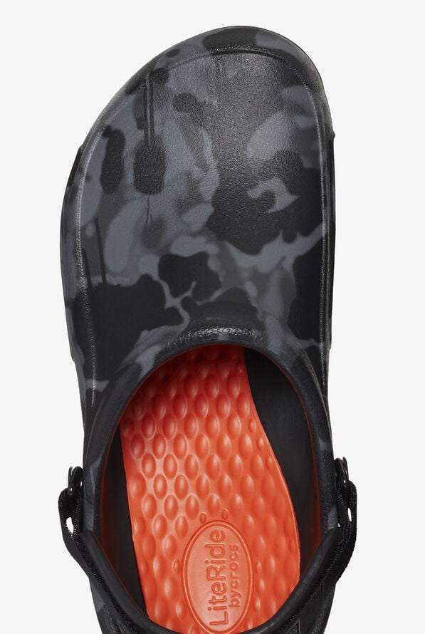 Crocs Unisex Bistro Pro Literide Camo Black Clogs - null - 2