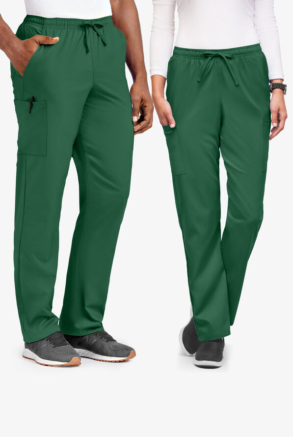 Pantalón médico unisex UA Flex2 STRETCH estilo cargo con 6 bolsillos - Hunter - 1