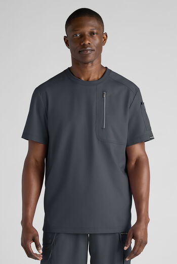 Advantage STRETCH Men's 3-Pocket Crew Neck Scrub Top